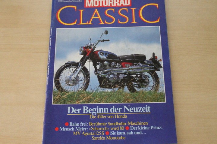 Deckblatt Motorrad Classic (06/1990)